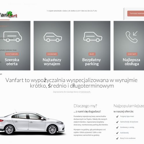 Wypożyczalnia samochodów dostawczych śląsk - Gliwice