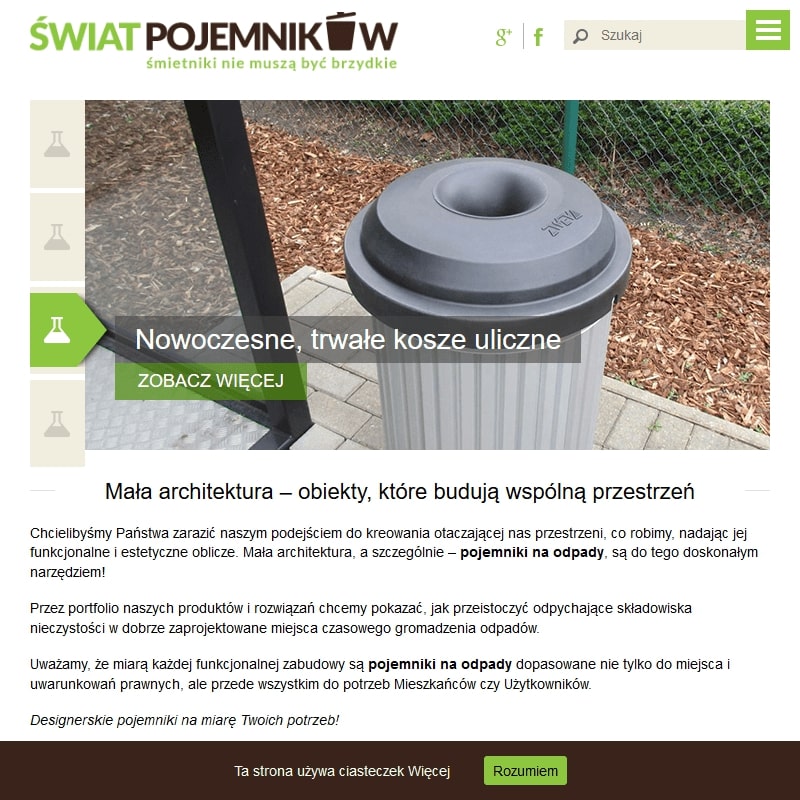 Półpodziemne pojemniki na śmieci - Katowice