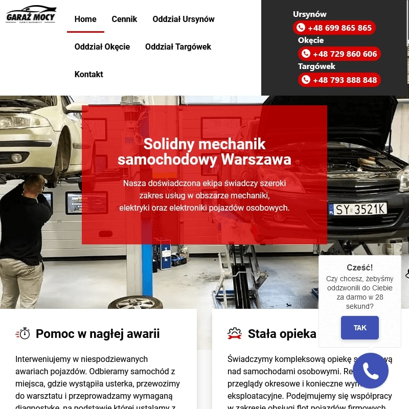 Warszawa - mechanik ursynów