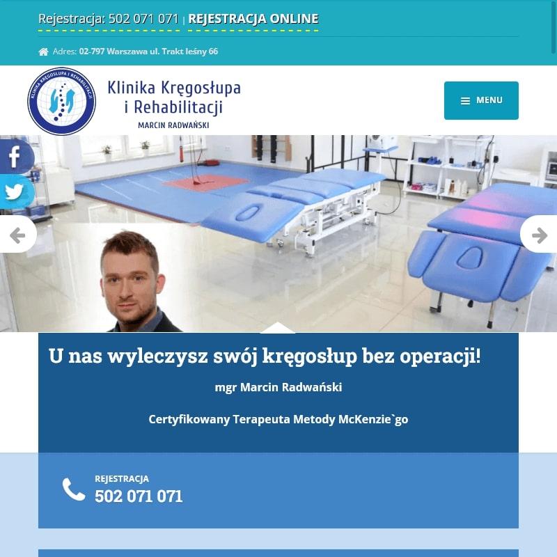 Klinika kręgosłupa Warszawa
