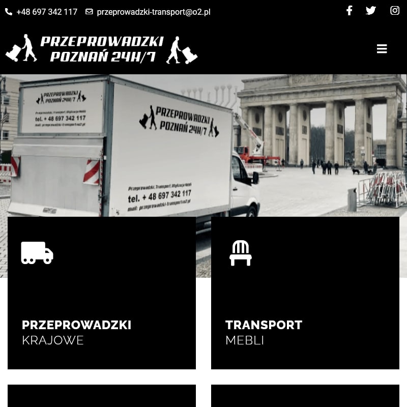 Przeprowadzki poznań 24h - Kraków